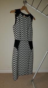 H&M Black and White dress